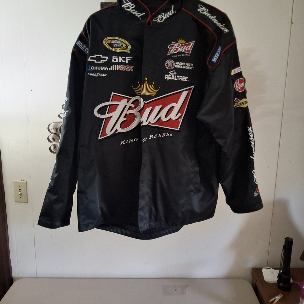 Budweiser Black Bomber Jacket